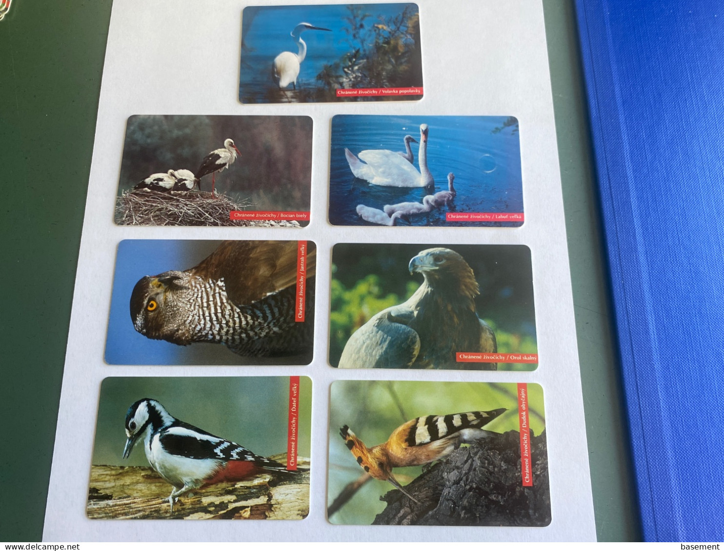 - 3 - Slovakia 7 Different Phonecards With Birds - Slovaquie