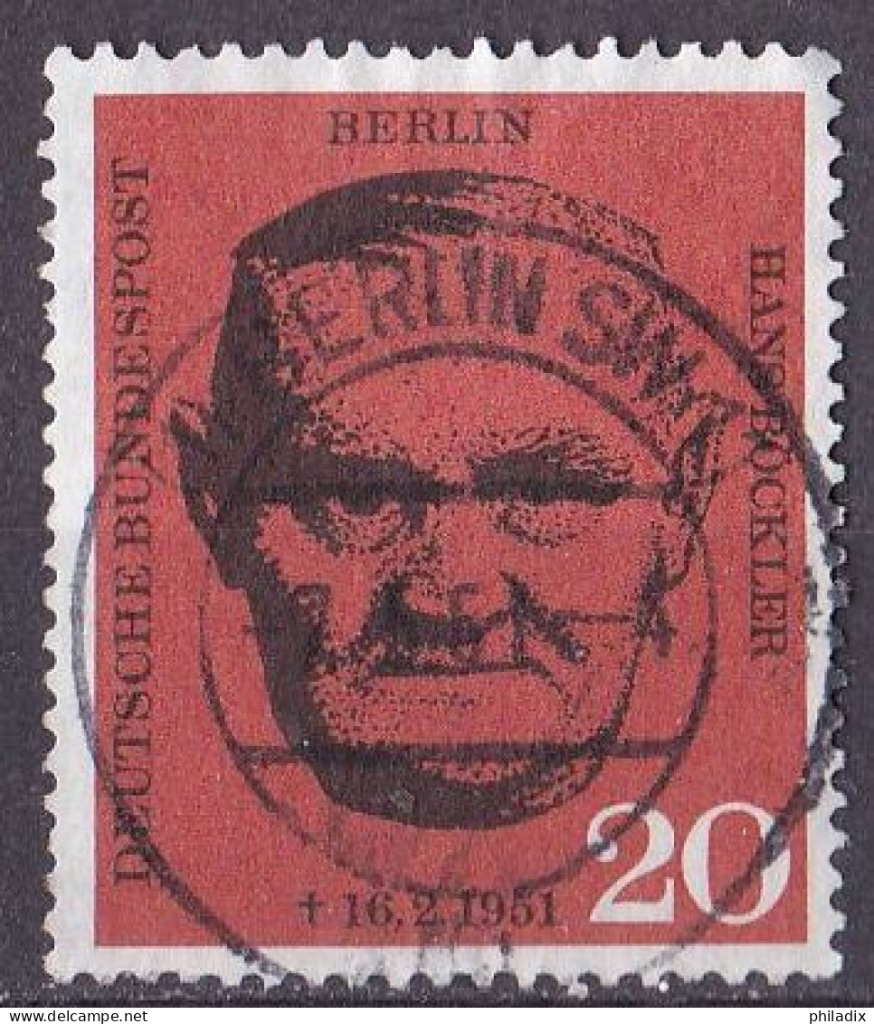 Berlin 1961 Mi. Nr. 197 O/used Vollstempel (BER1-1) - Gebraucht