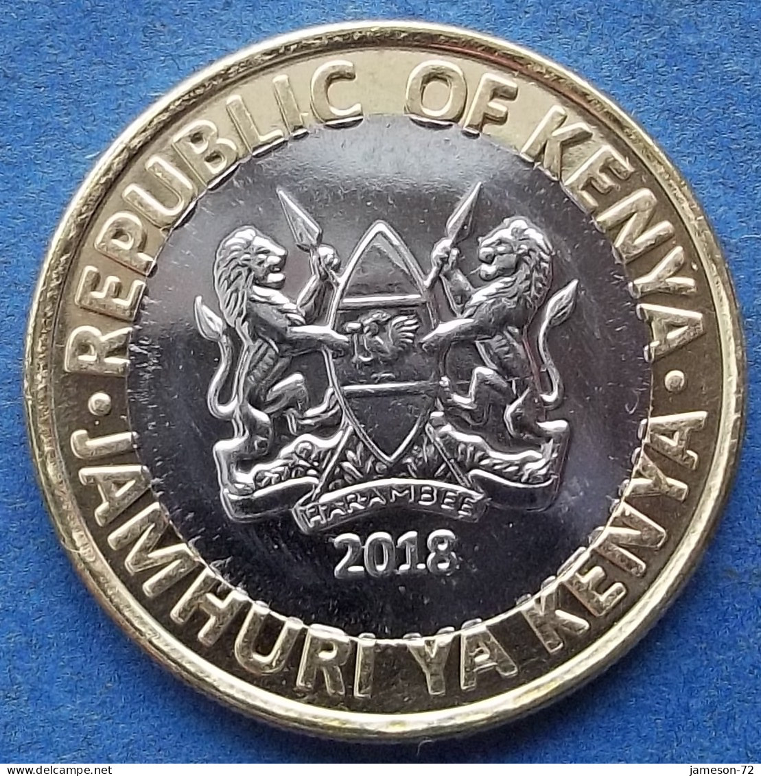 KENYA - 10 Shillings 2018 "Lion" KM# 47 Republic (1964) - Edelweiss Coins - Kenya