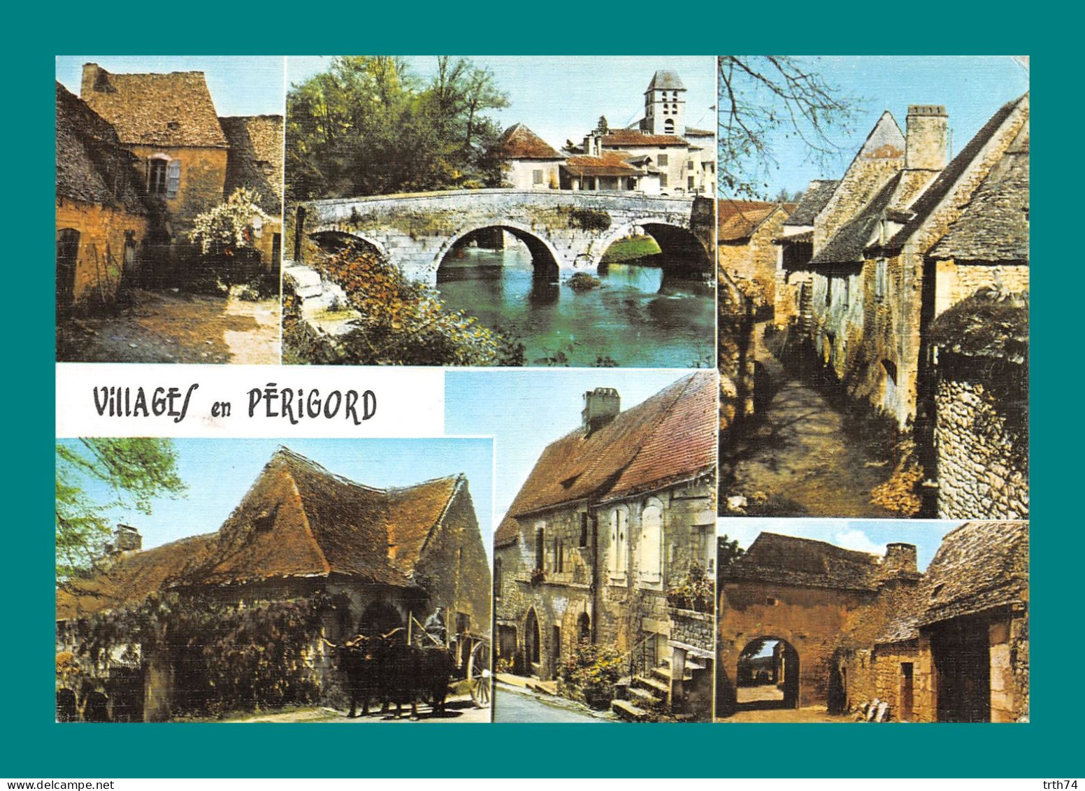 24 Villages En Périgord ( Flamme Son Foie Gras Ribérac 1987 ) - Sonstige & Ohne Zuordnung