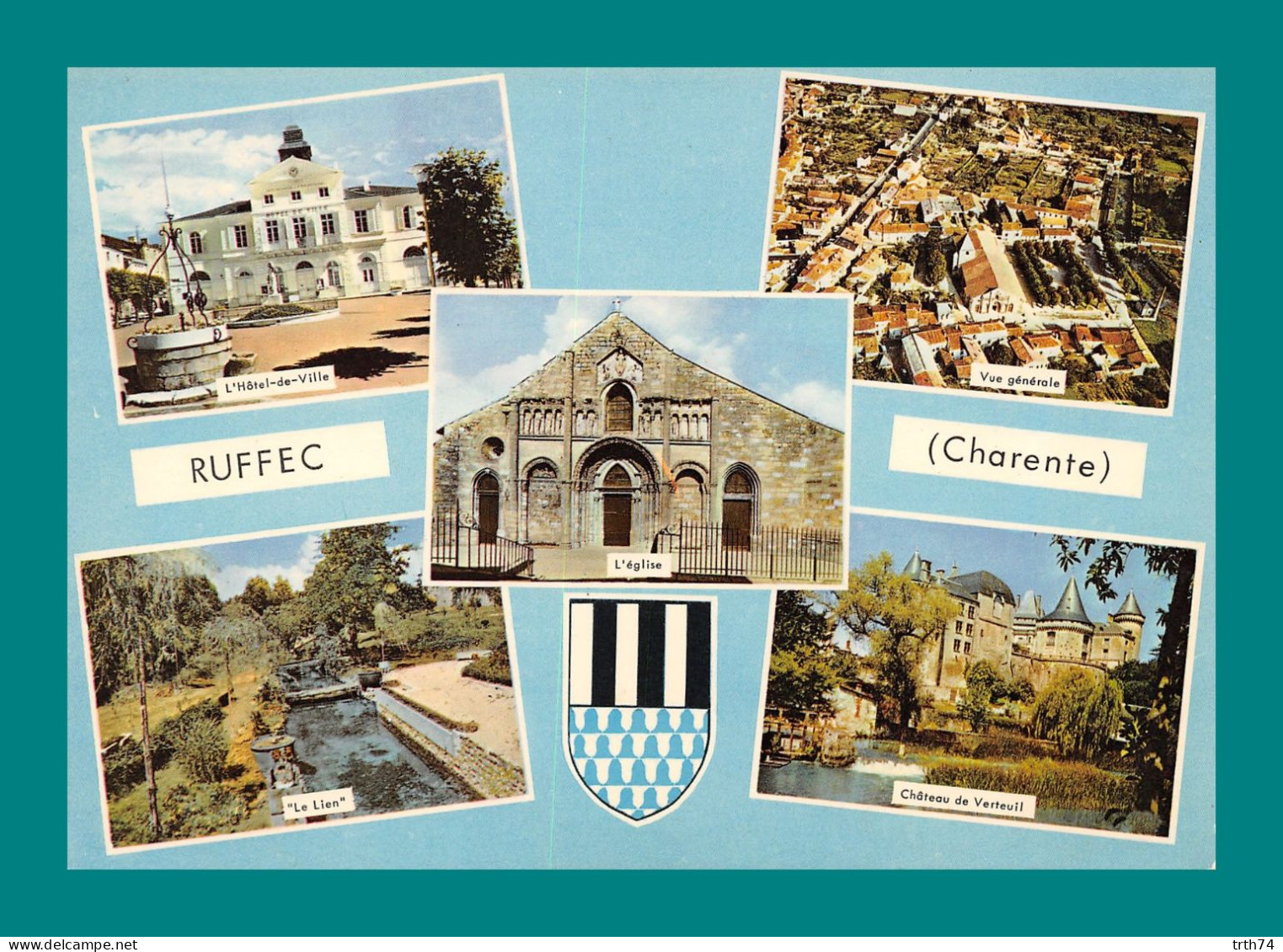 16 Ruffec église Château ( Multivues ) - Ruffec