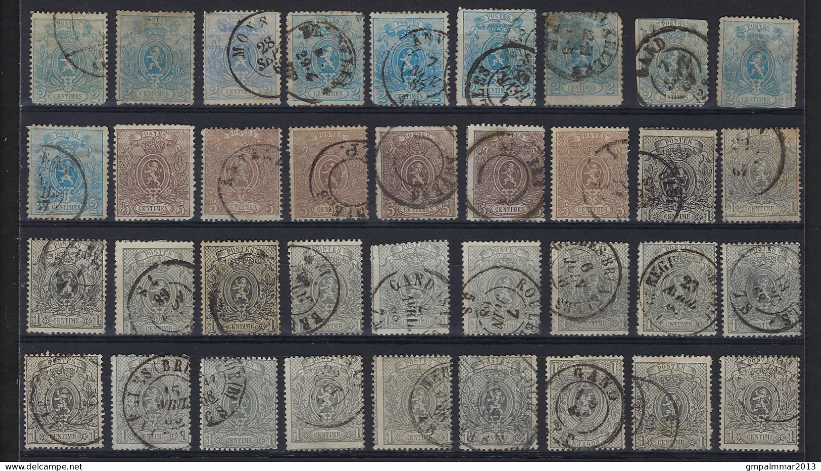 Likwidatie Lot Kleine Leeuw (36 Zegels & + 70 X 1 Cent Extra) Details & Staat Zie 2 Scans ! LOT 183 - 1866-1867 Petit Lion