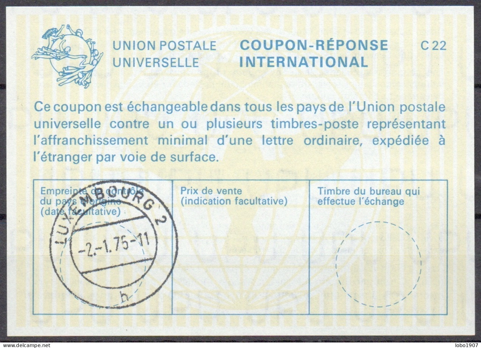 LUXEMBOURG  Collection Of 17 International Reply Coupon Reponse Antwortschein IRC IAS  See List And Scans - Entiers Postaux