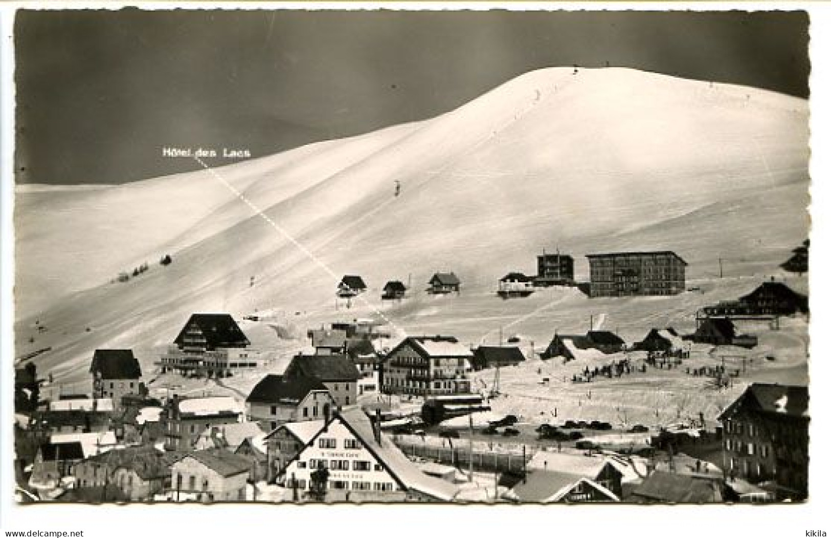 CPSM Dentelée 9 X 14 Isère L'ALPE D'HUEZ "Hôtel Des Lacs" Tout Confort - Belle Situation Centrale. Tel. : 25 - Other & Unclassified