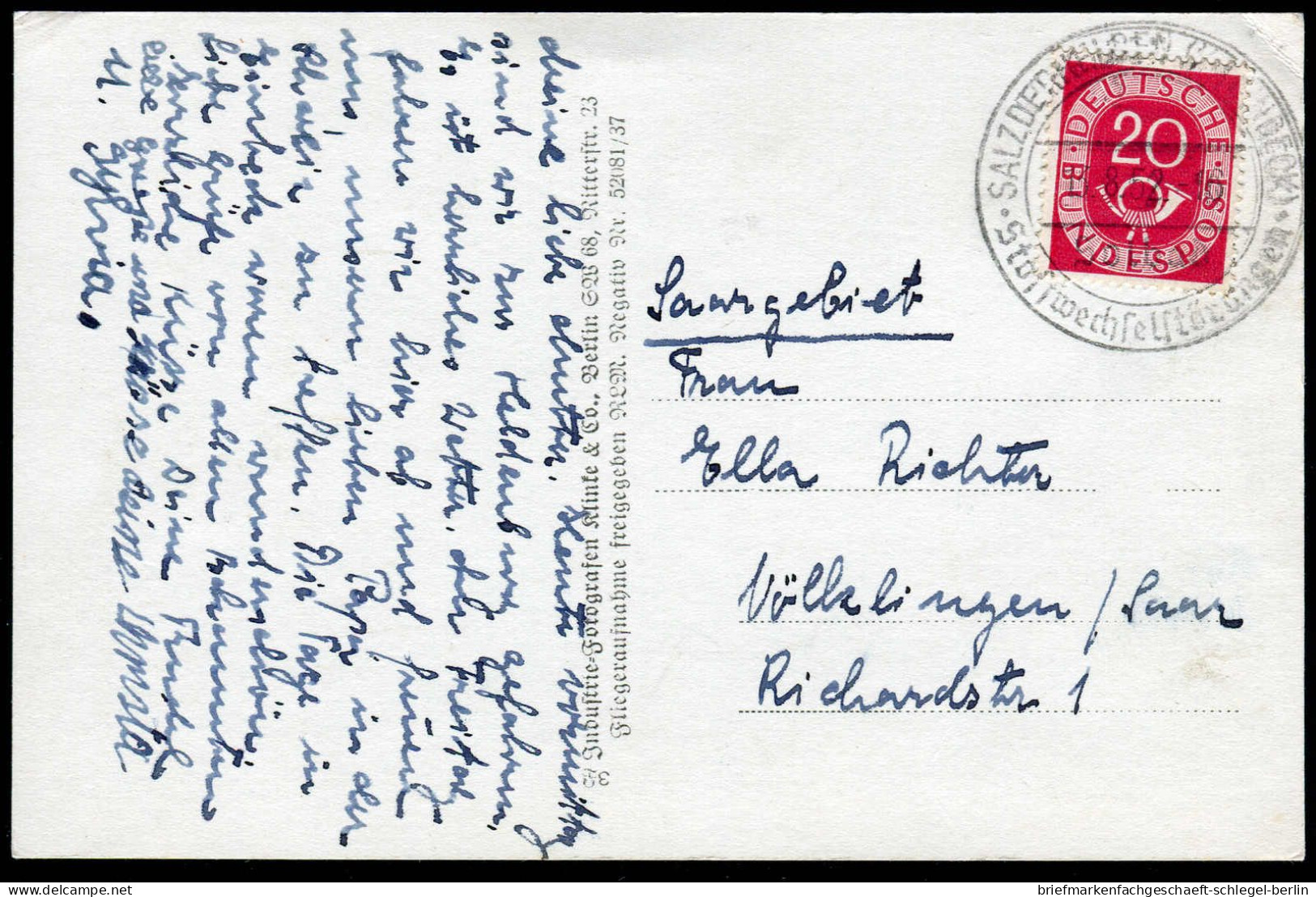Bundesrepublik Deutschland, 1951, 128(2), 130 EF, Brief - Altri & Non Classificati