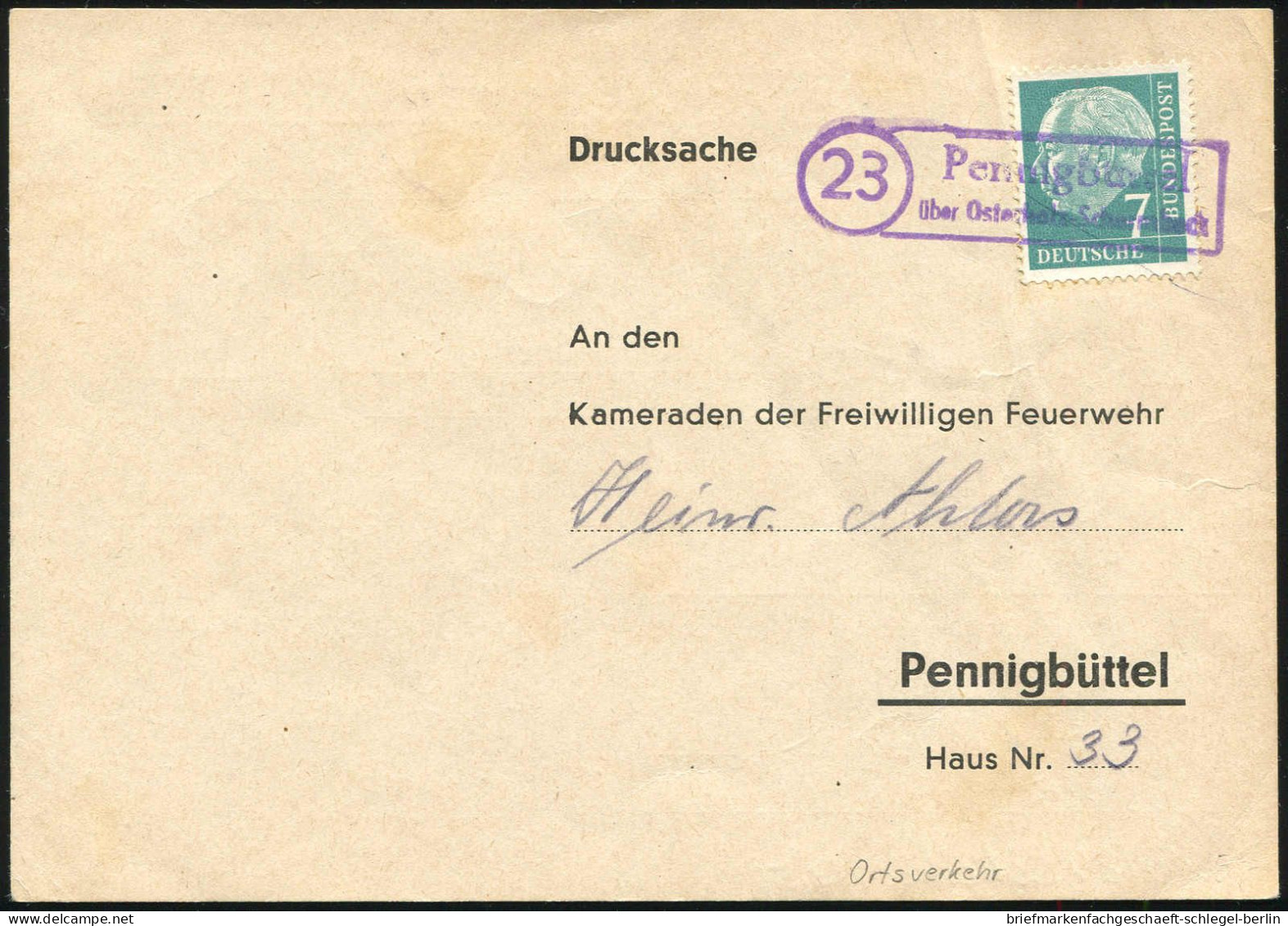 Bundesrepublik Deutschland, 1958, 181 EF, Brief - Autres & Non Classés