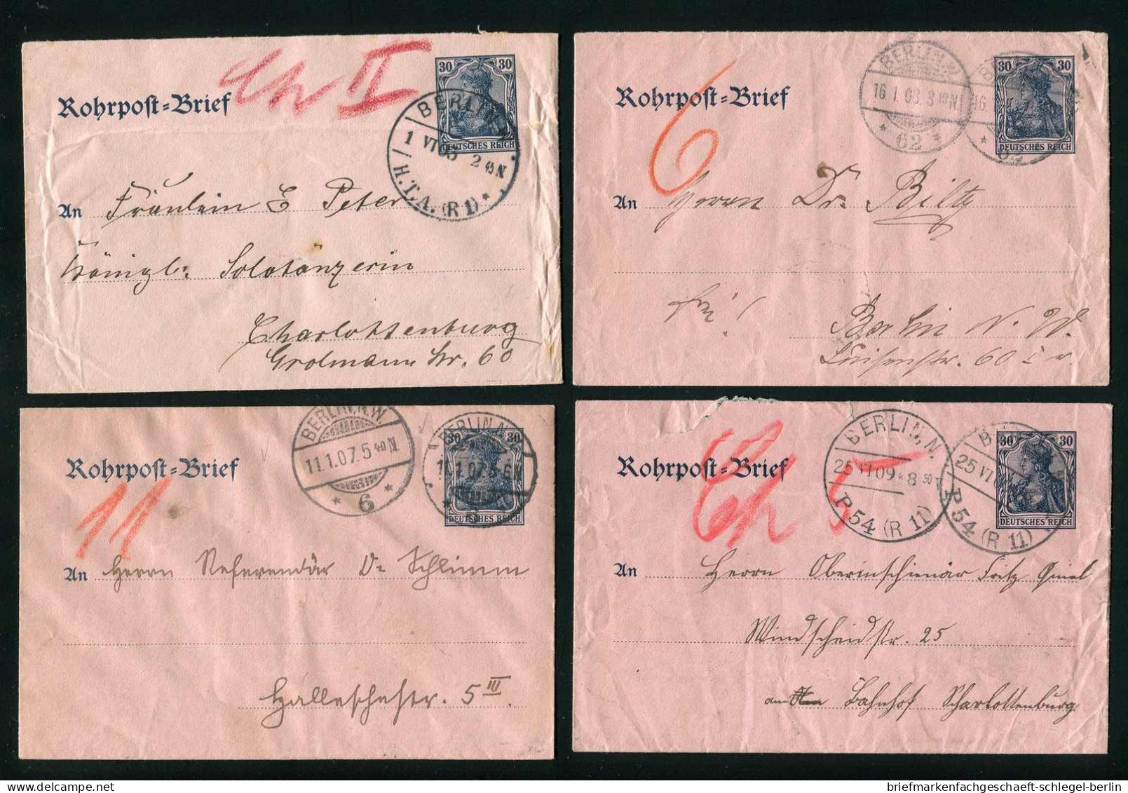 Berliner Postgeschichte, 1903, RU 6, Brief - Autres & Non Classés