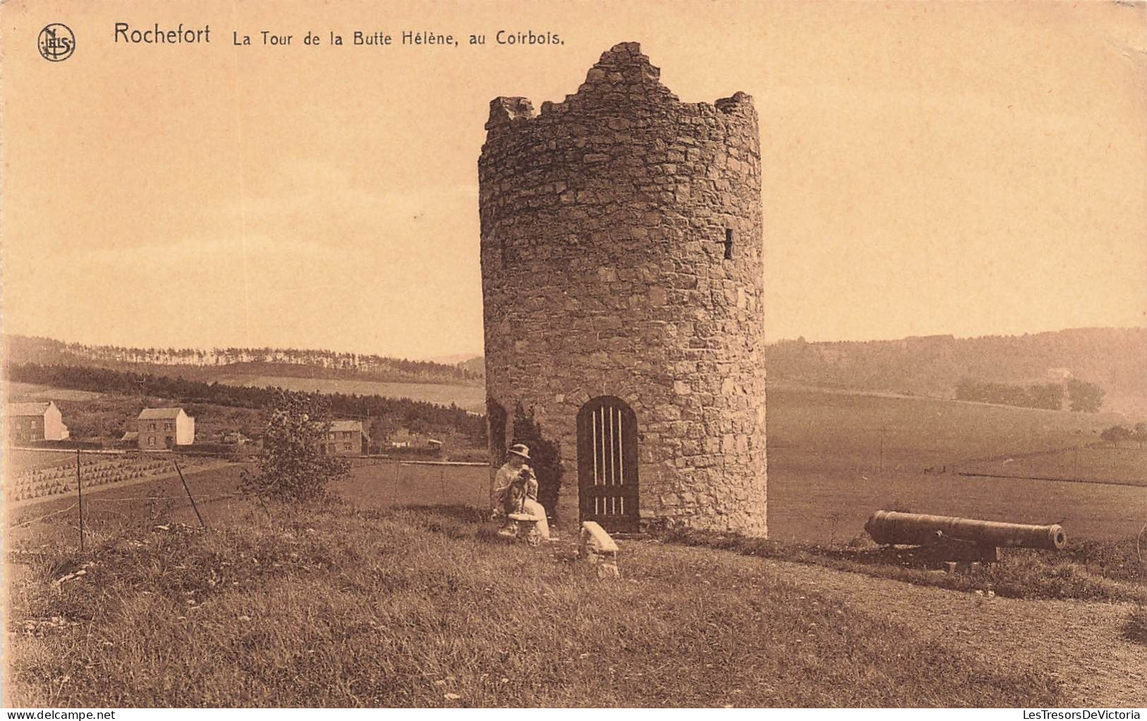 BELGIQUE - Rochefort - Vue Sur La Tour De La Butte Hélène Au Coirbois - Animé - Carte Postale Ancienne - Rochefort