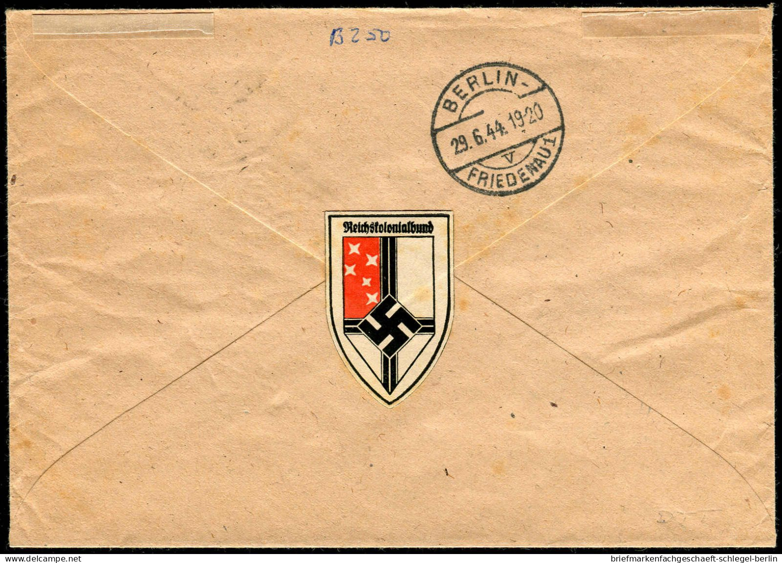 Berliner Postgeschichte, 1944, 786, 790, 863, Brief - Briefe U. Dokumente