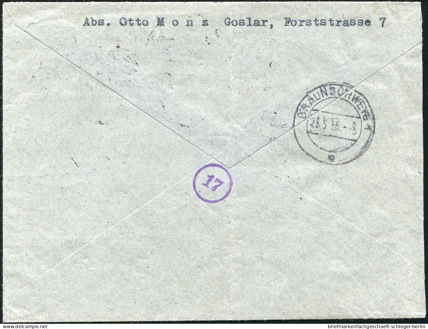 Bundesrepublik Deutschland, 1955, 190,191 189,190 + AFS, Brief - Other & Unclassified