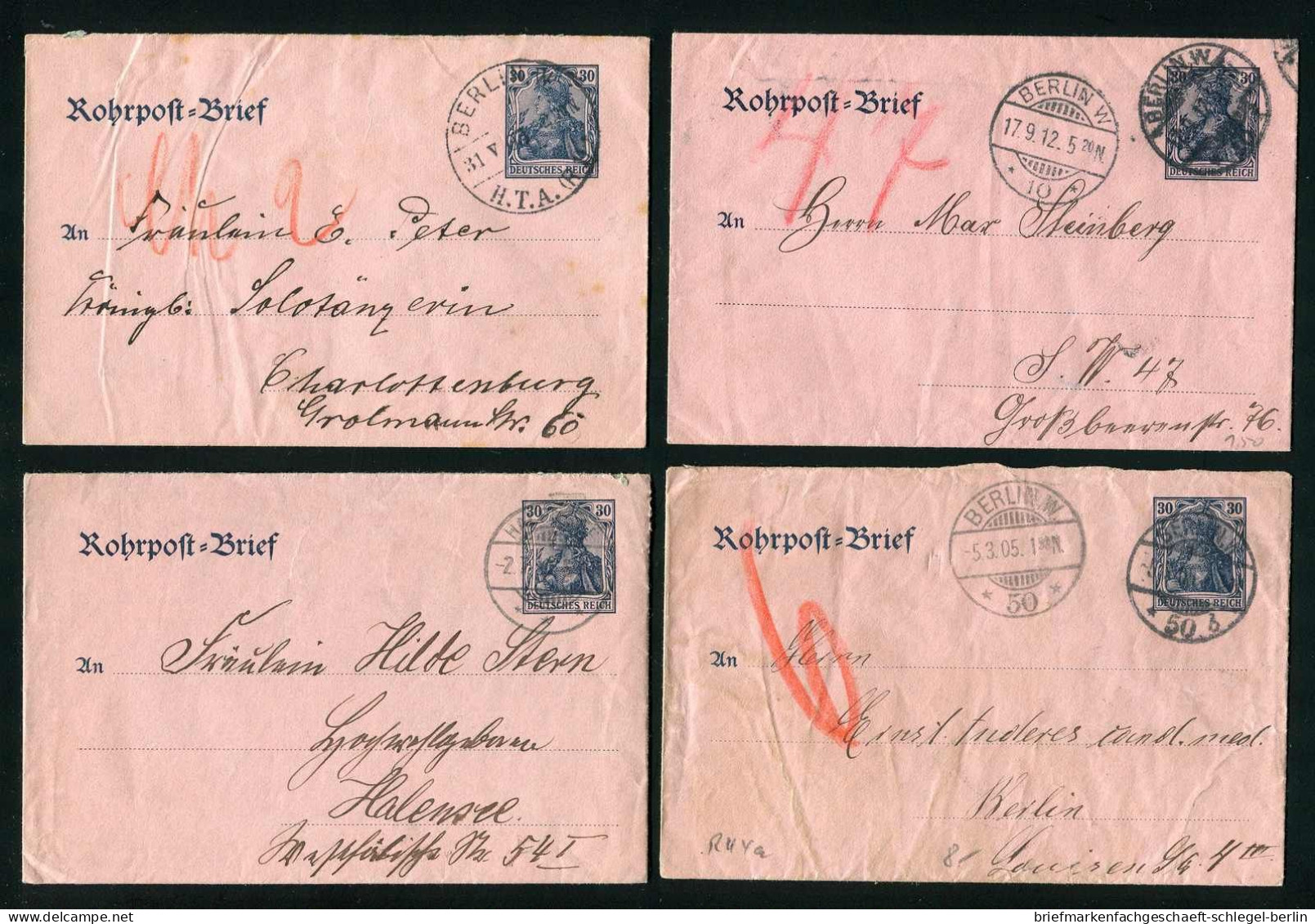 Berliner Postgeschichte, 1905, RU 6, Brief - Sonstige & Ohne Zuordnung