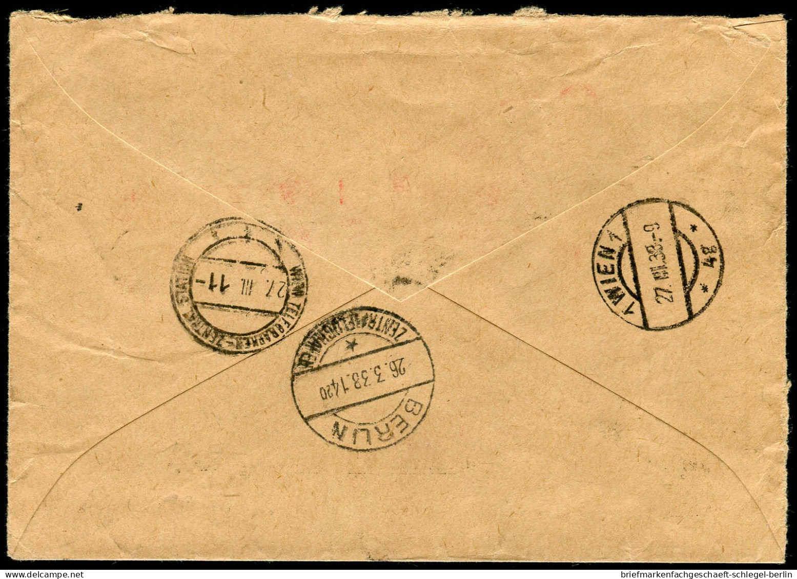 Berliner Postgeschichte, 1938, 519 + 532, Brief - Covers & Documents