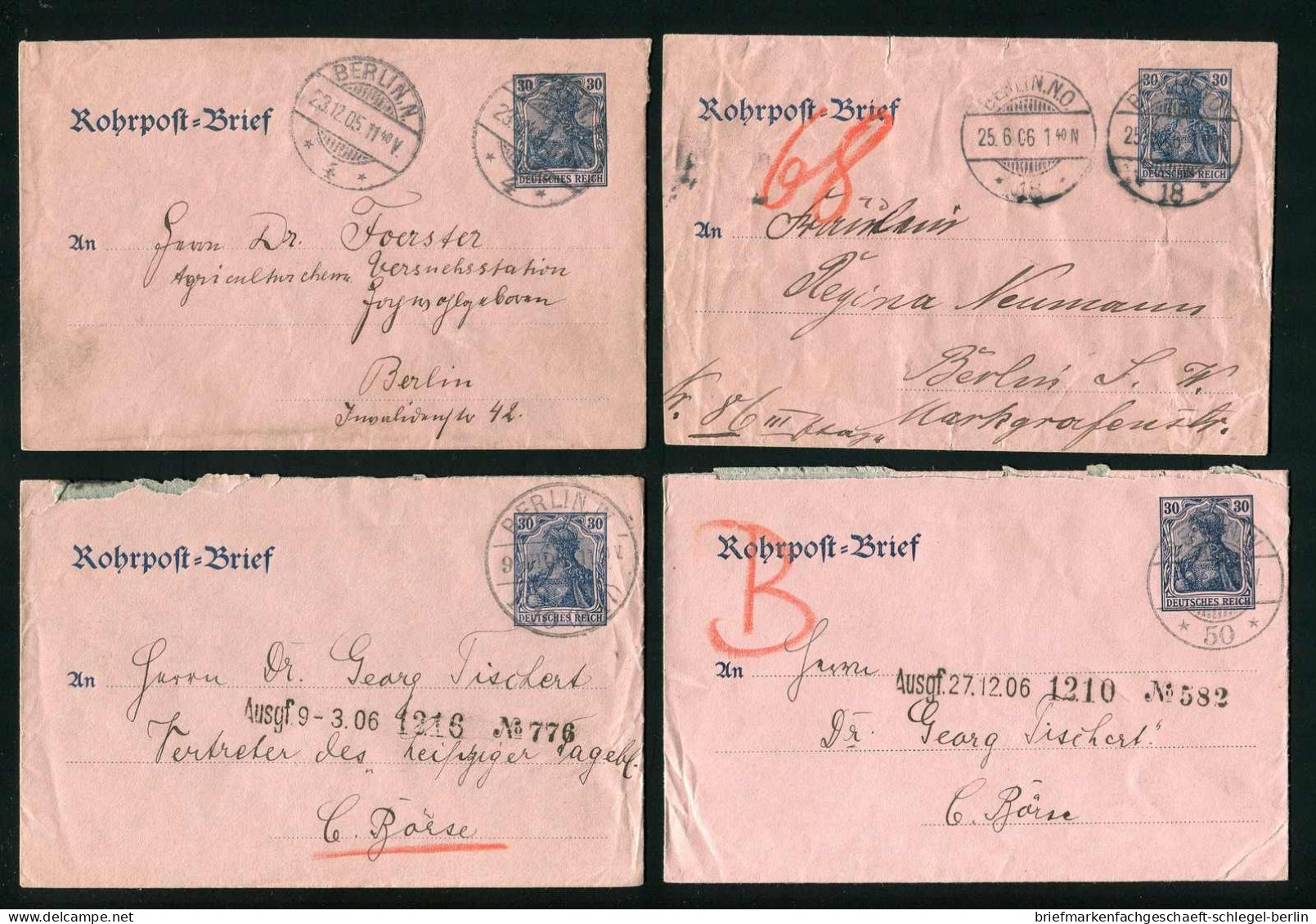 Berliner Postgeschichte, 1903, RU 6, Brief - Autres & Non Classés