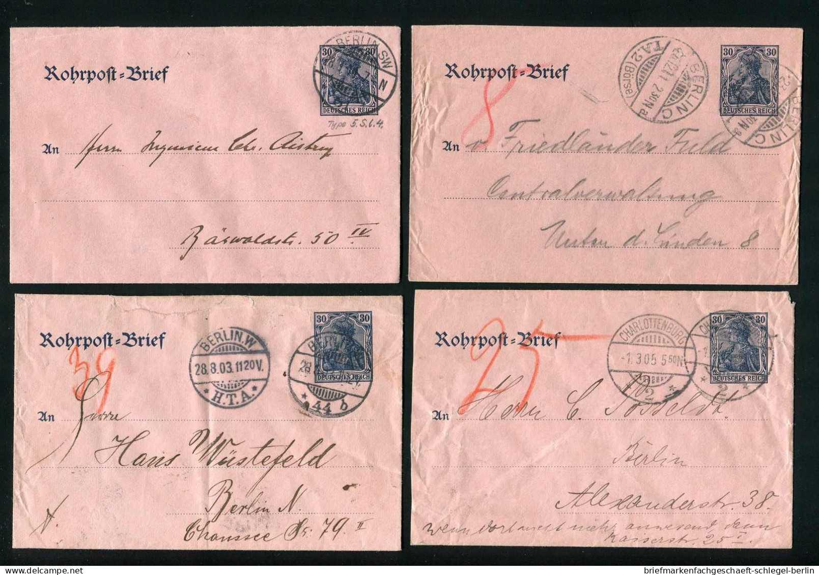 Berliner Postgeschichte, 1903, RU 6, Brief - Other & Unclassified