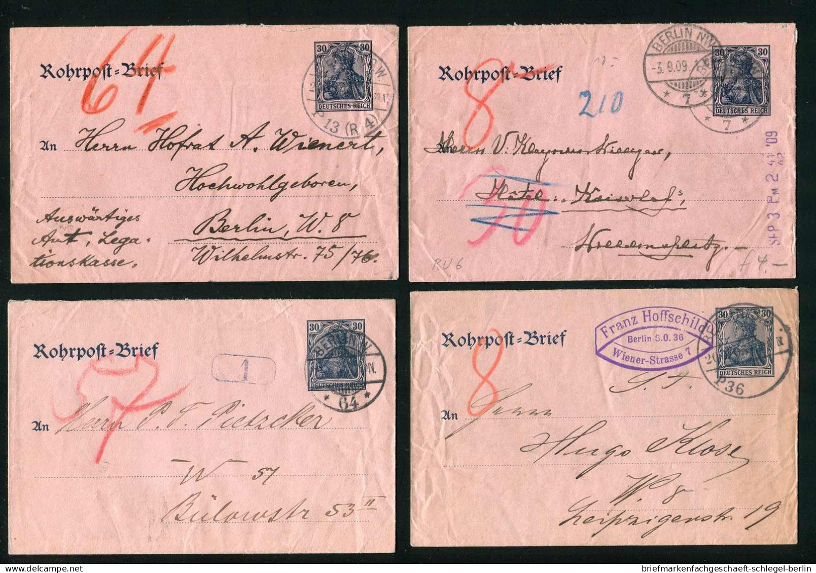 Berliner Postgeschichte, 1903, RU 6, Brief - Autres & Non Classés