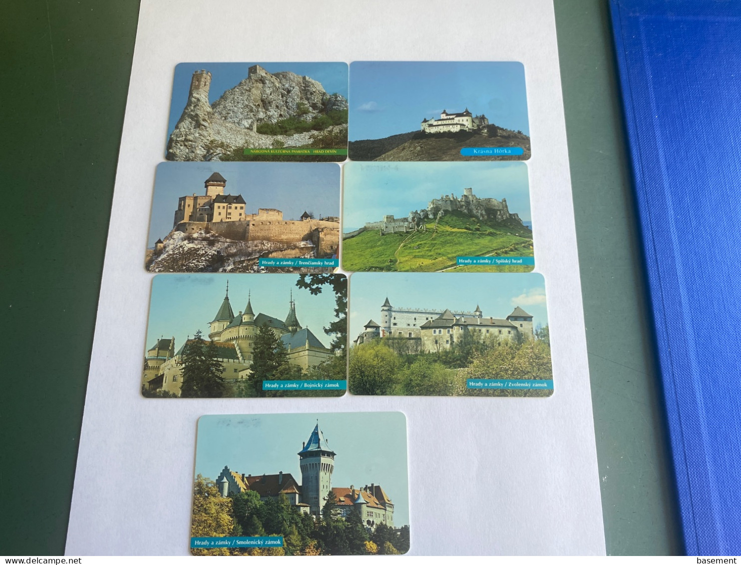 - 3 - Slovakia 7 Different Phonecards With Castles - Slovakia