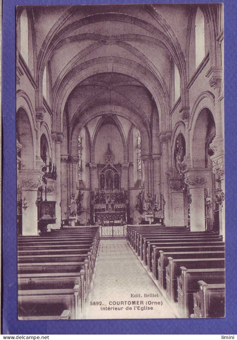 61 - COURTOMER - EGLISE - INTERIEUR -  - Courtomer