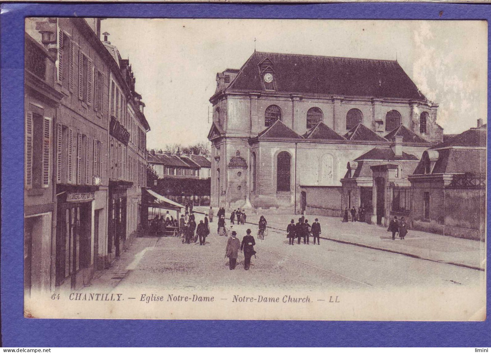 60  - CHANTILLY - EGLISE NOTRE DAME - ANIMEE - - Chantilly
