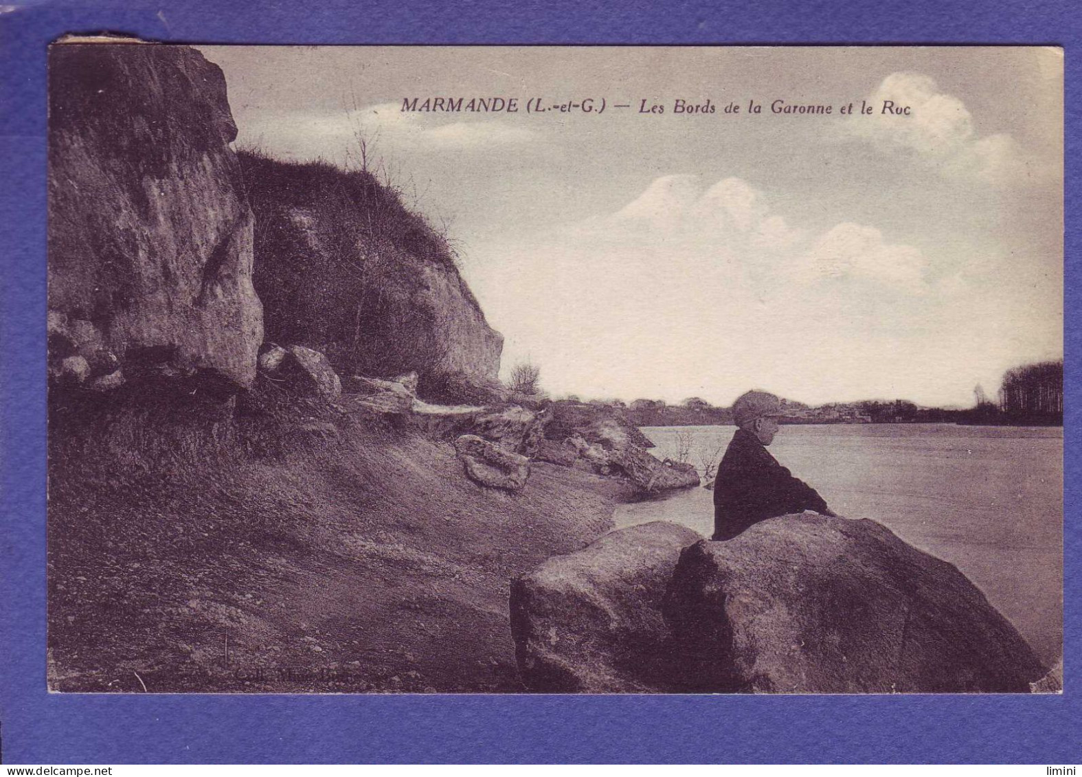 47 - MARMANDE - LE ROC Et Les BORDS De La GARONNE - ANIMEE - - Marmande