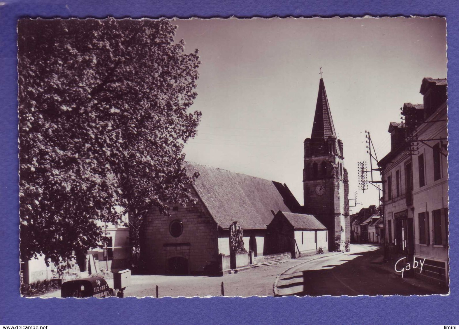 49 - SAINT MARTIN De La PLACE - PLACE De L'EGLISE - AUTOMOBILE - 2cv PUBLICITÉ """"ILE D'OR"""" -  - Other & Unclassified