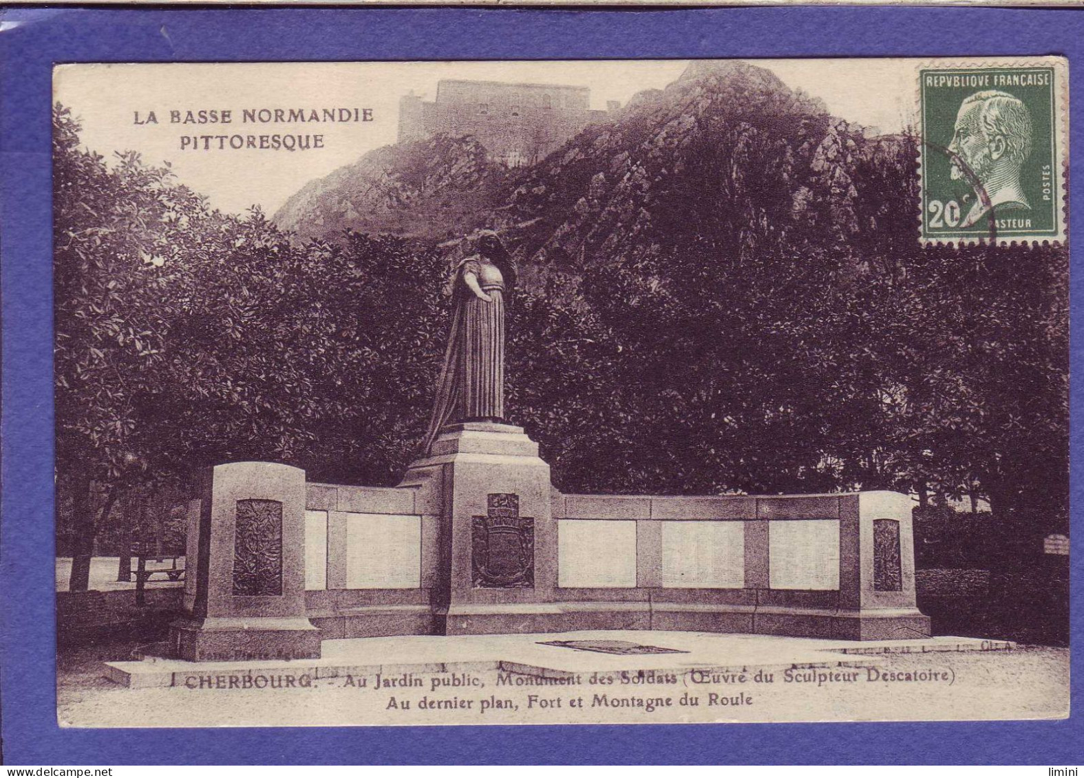 50 - CHERBOURG - MONUMENT Des SOLDATS - JARDIN PUBLIC -  - Cherbourg