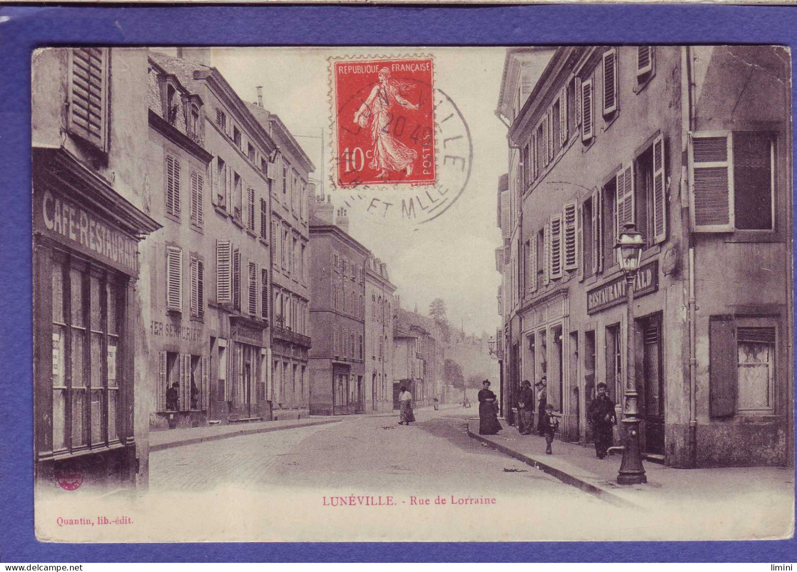 54 - LUNEVILLE - RUE De LORRAINE - ANIMÉE - - Luneville