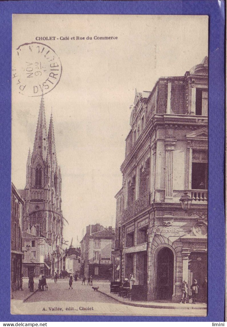 49 - CHOLET - RUE Du COMMERCE - CAFÉ Du COMMERCE - ANIMÉE - - Cholet