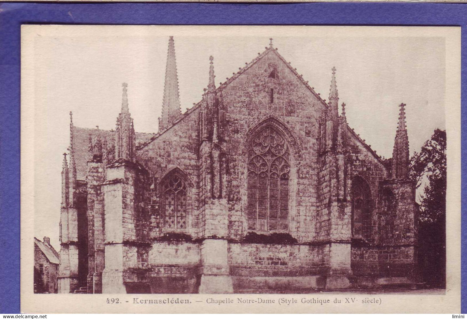 56 - KERNASCLÉDEN - CHAPELLE NOTRE DAME - STYLE GOTHIQUE Du XV Siecle  -  - Other & Unclassified