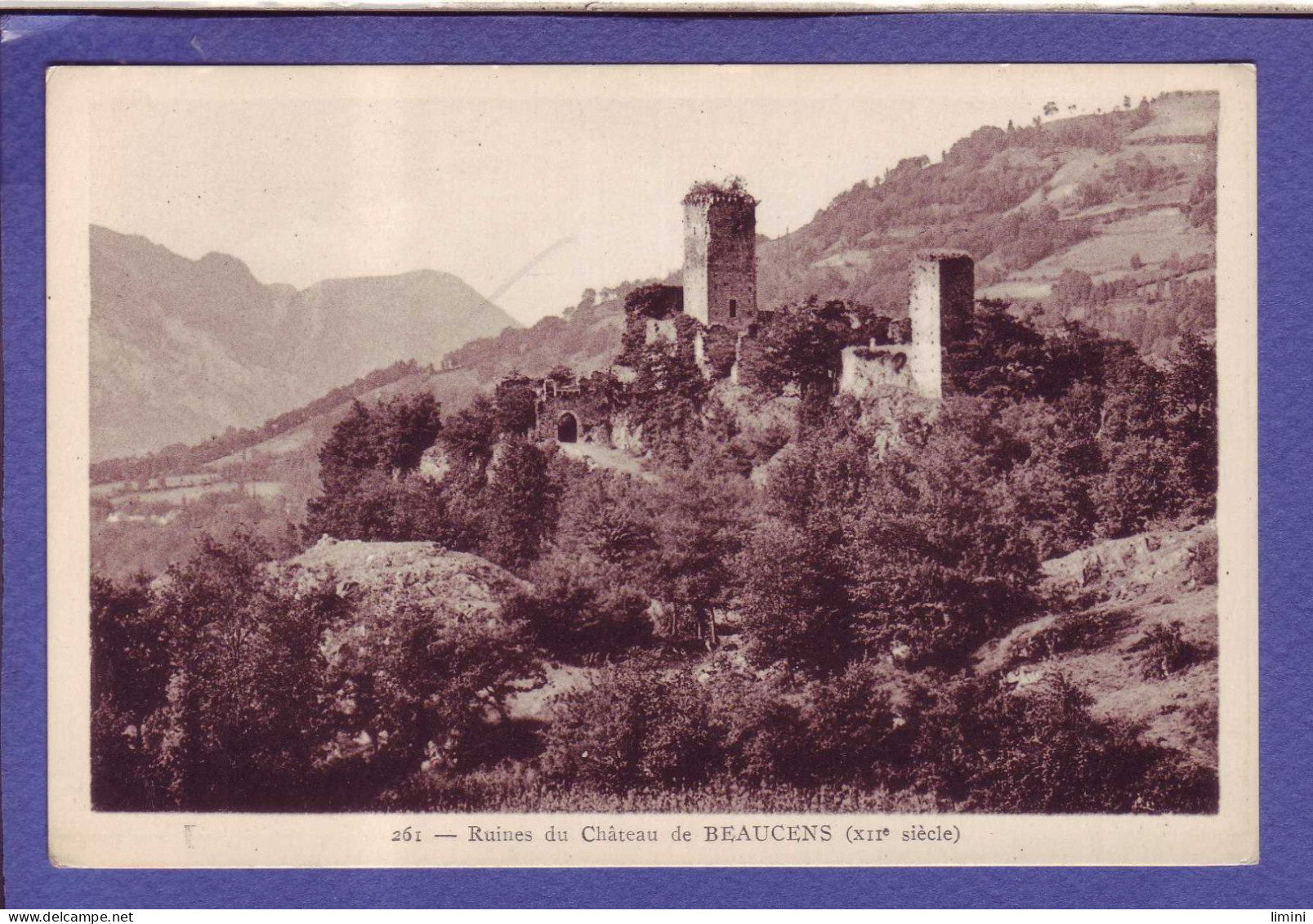 65 - BEAUCENS - RUINES Du CHATEAU -  - Other & Unclassified