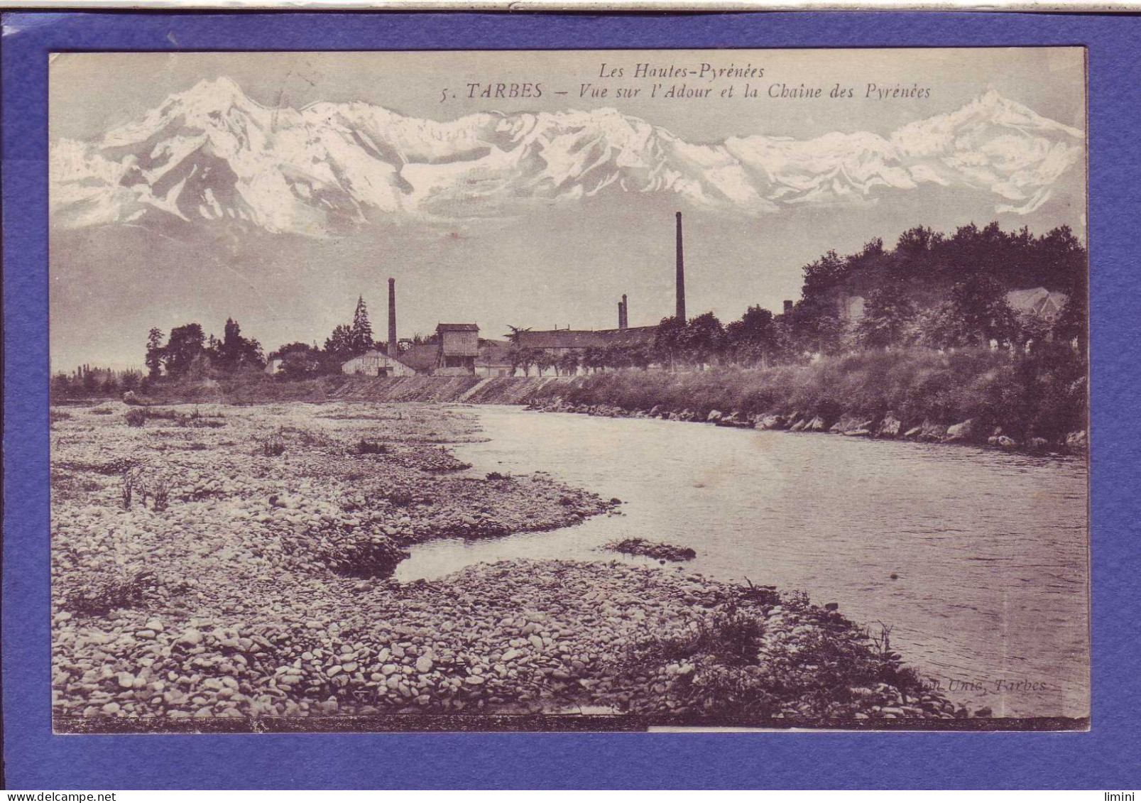 65 - TARBES - VUE Sur L'ADOUR Et La CHAINE Des PYRENEES -  - Tarbes