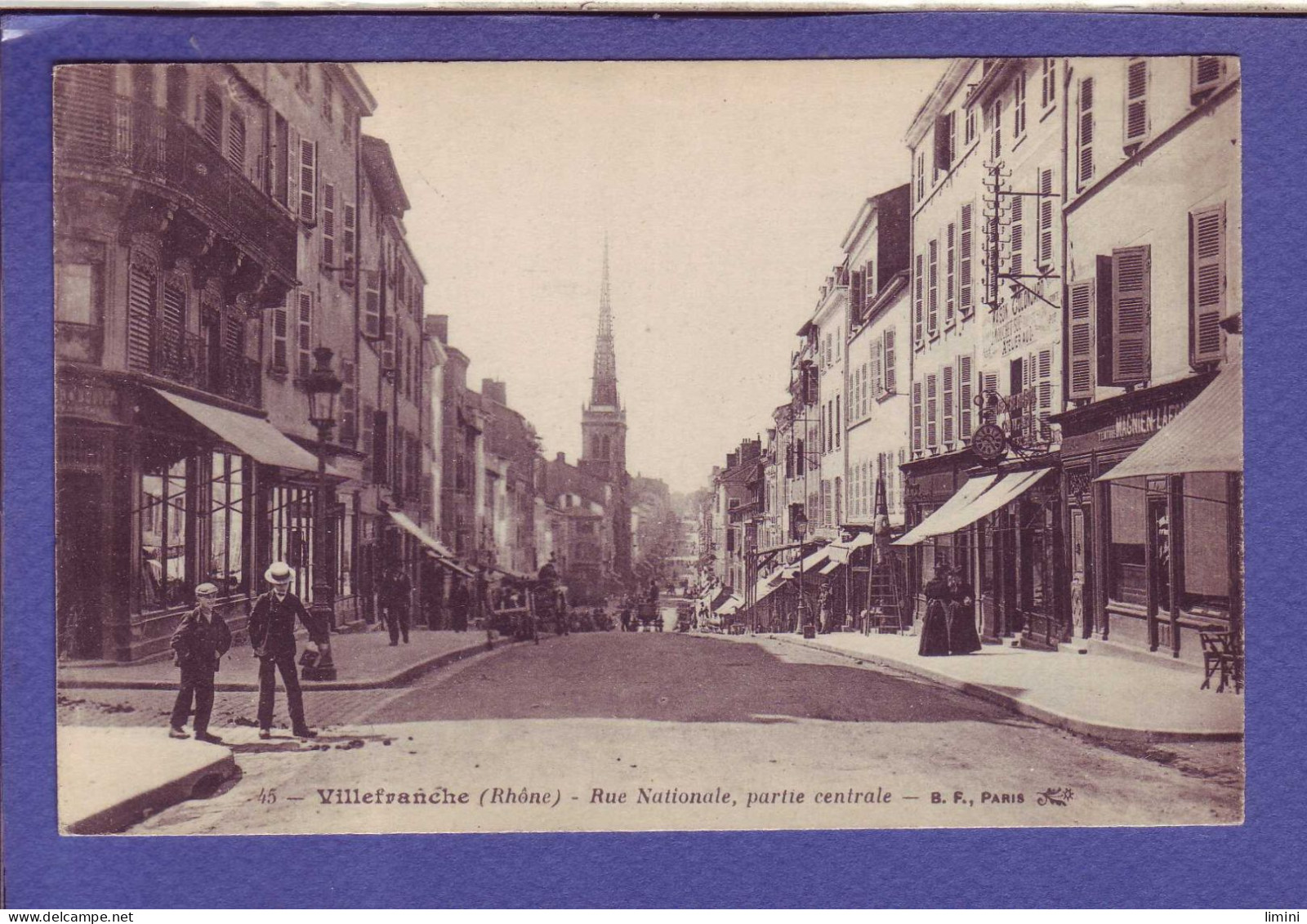 69 - VILLEFRANCHE - RUE NATIONALE - ANIMÉE - - Villefranche-sur-Saone