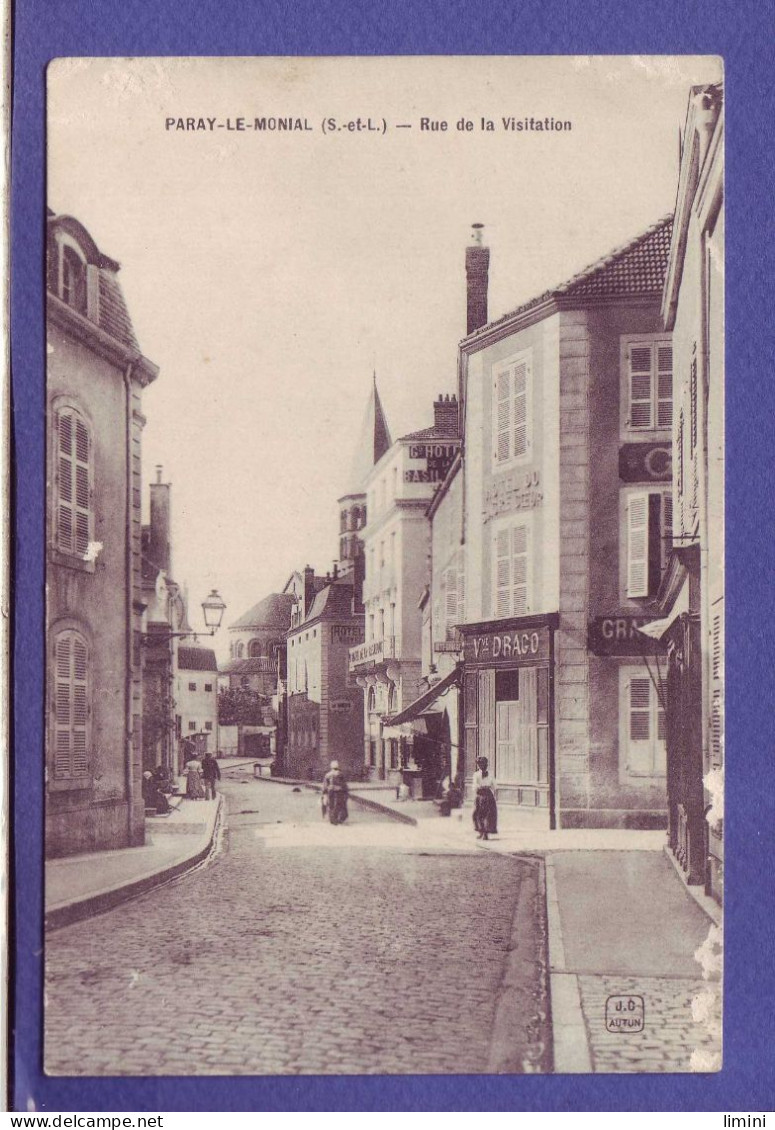 71 - PARAY Le MONIAL - RUE De La VISITATION - ANIMÉE - - Paray Le Monial