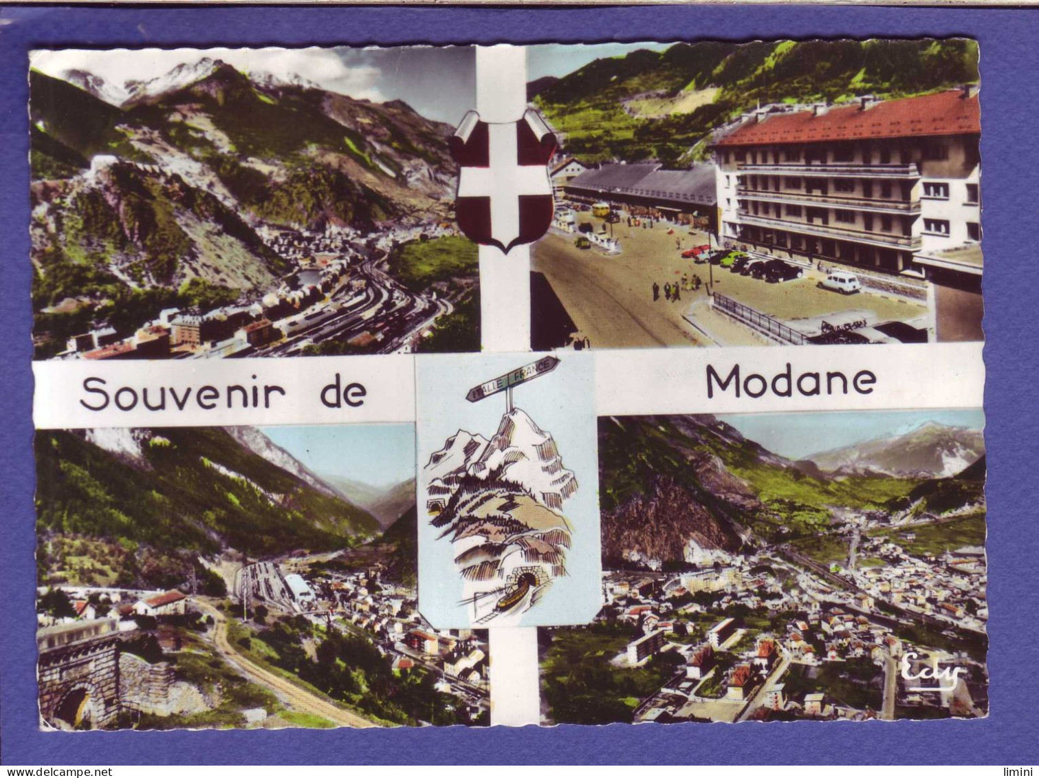 73 - MODANE - MULTIVUES SOUVENIR - ANIMEE - AUTOMBILE -  - Modane