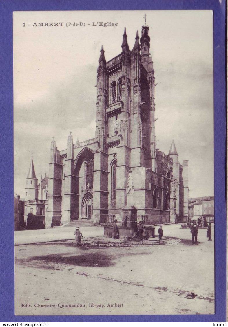 63 - AMBERT - EGLISE - ANIMÉE - - Ambert