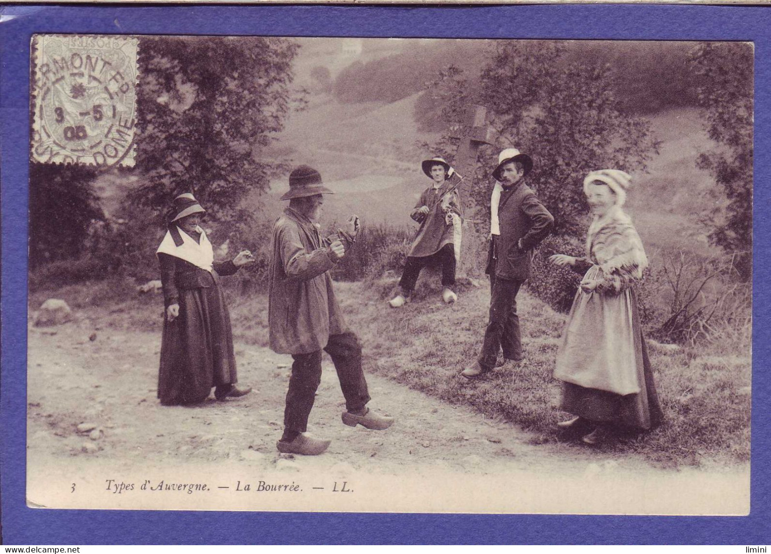 63 - TYPES D'AUVERGNE - BOURRÉE AUVERGNATE - - Auvergne