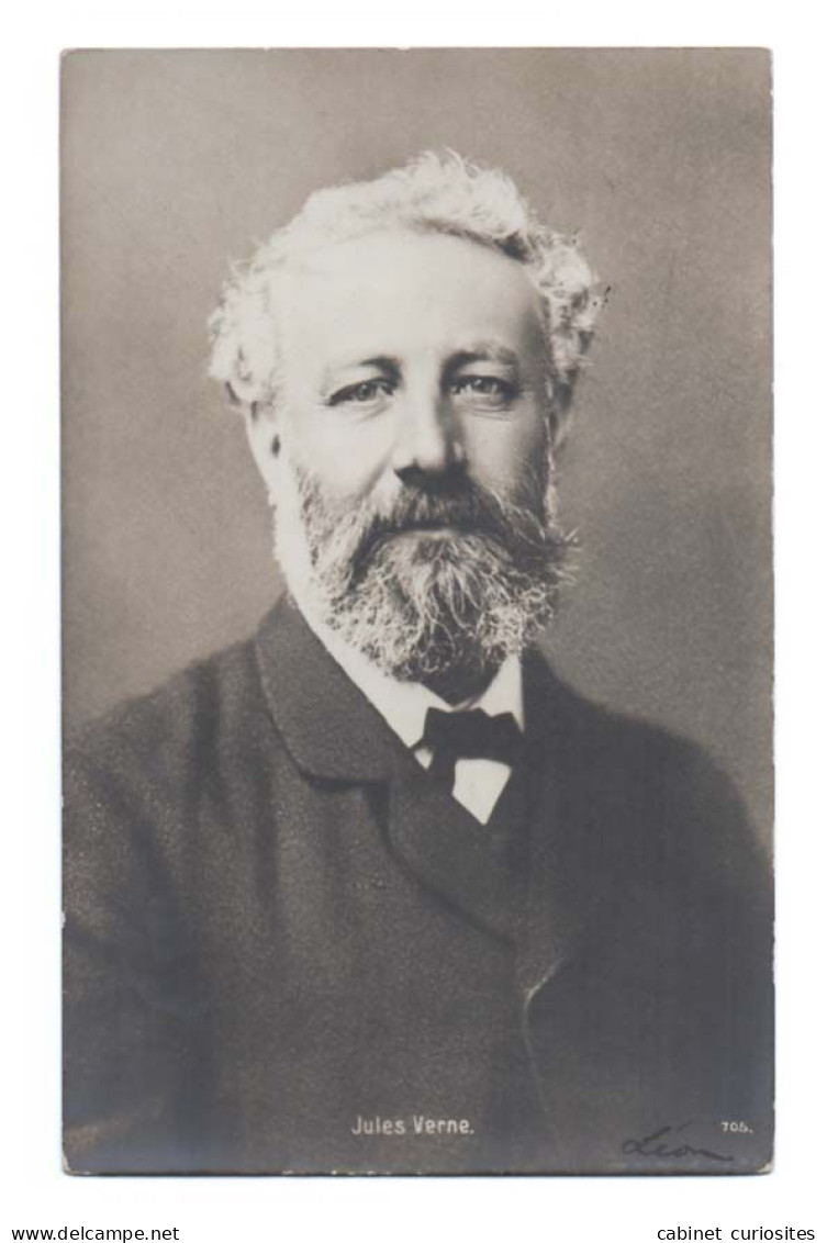 Beau Portrait De Monsieur Jules Verne - Writers