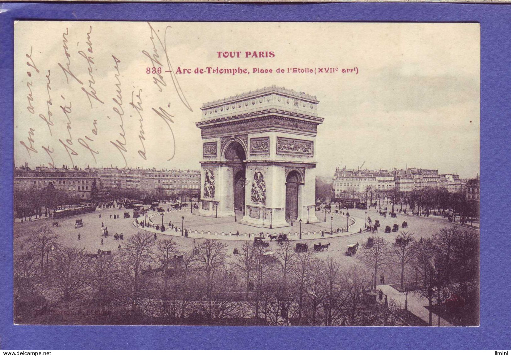 75 - PARIS  - ARC De TRIOMPHE - ATTELAGE -  - Paris (17)