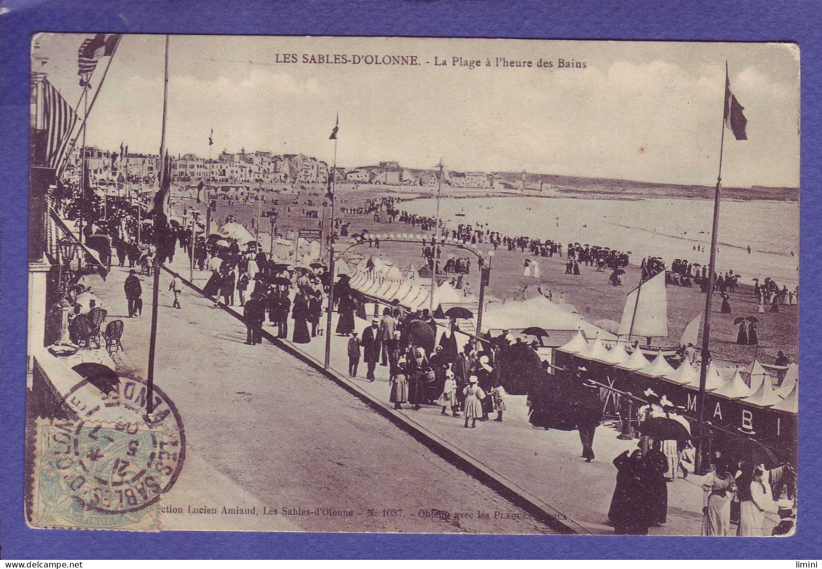 85 - SABLES D'OLONNES - PLAGE à L'HEURE Du BAIN - ANIMEE - - Sables D'Olonne