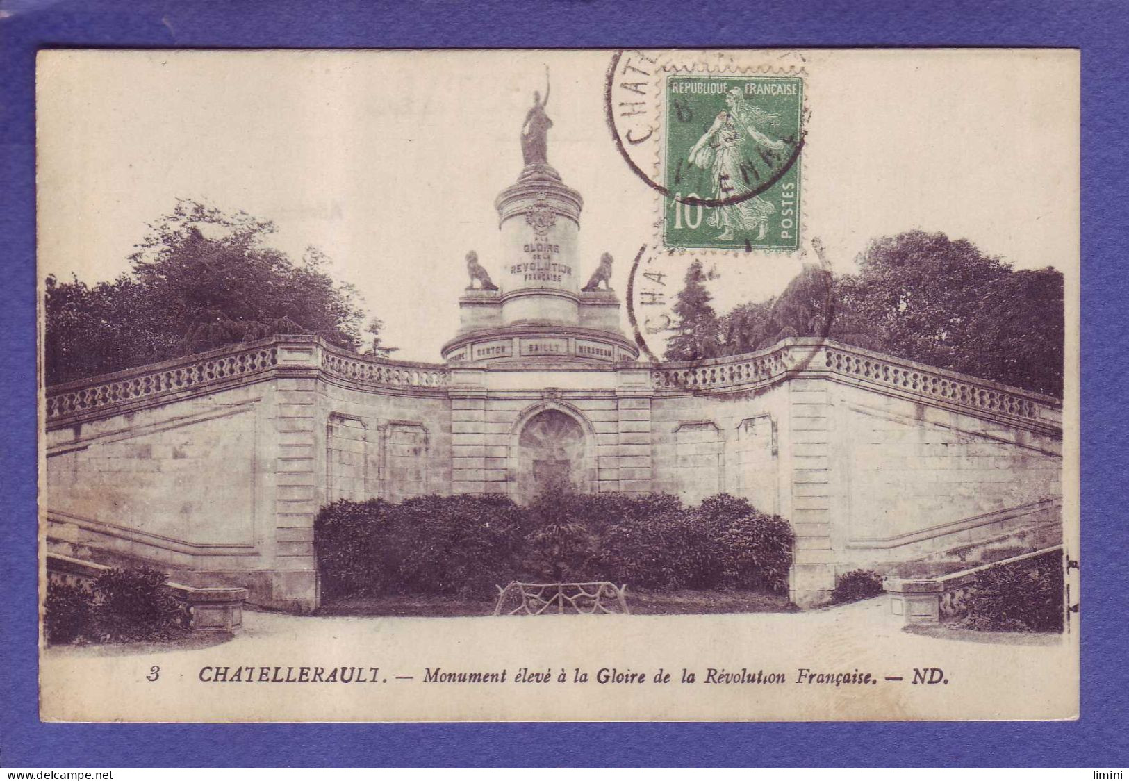 86 - CHATELLERAULT - MONUMENT De La REVOLUTION FRANCAISE -  - Chatellerault