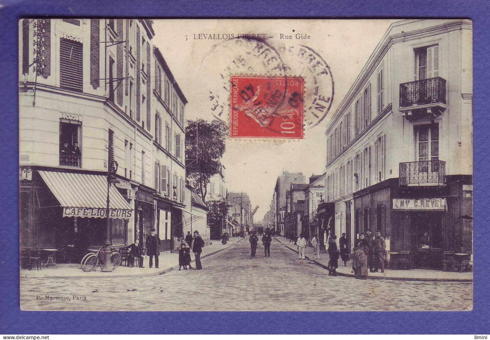 92 - LEVALLOIS PERRET - RUE GIDE - ANIMÉE -  - Levallois Perret