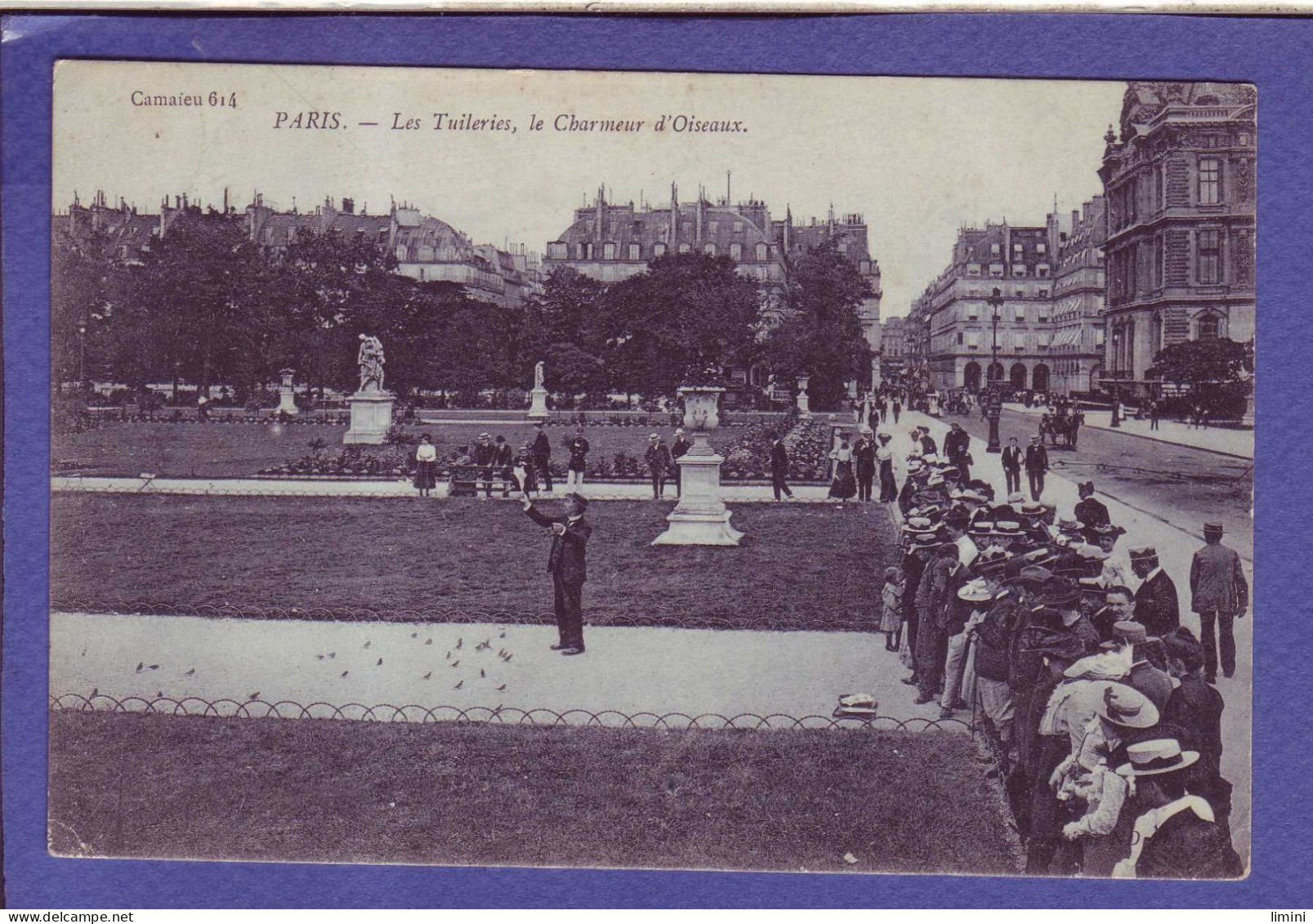 75 - PARIS 1ére - LES TUILERIES - CHARMEURS D'OISEAUX - ANIMÉE - - Distretto: 01