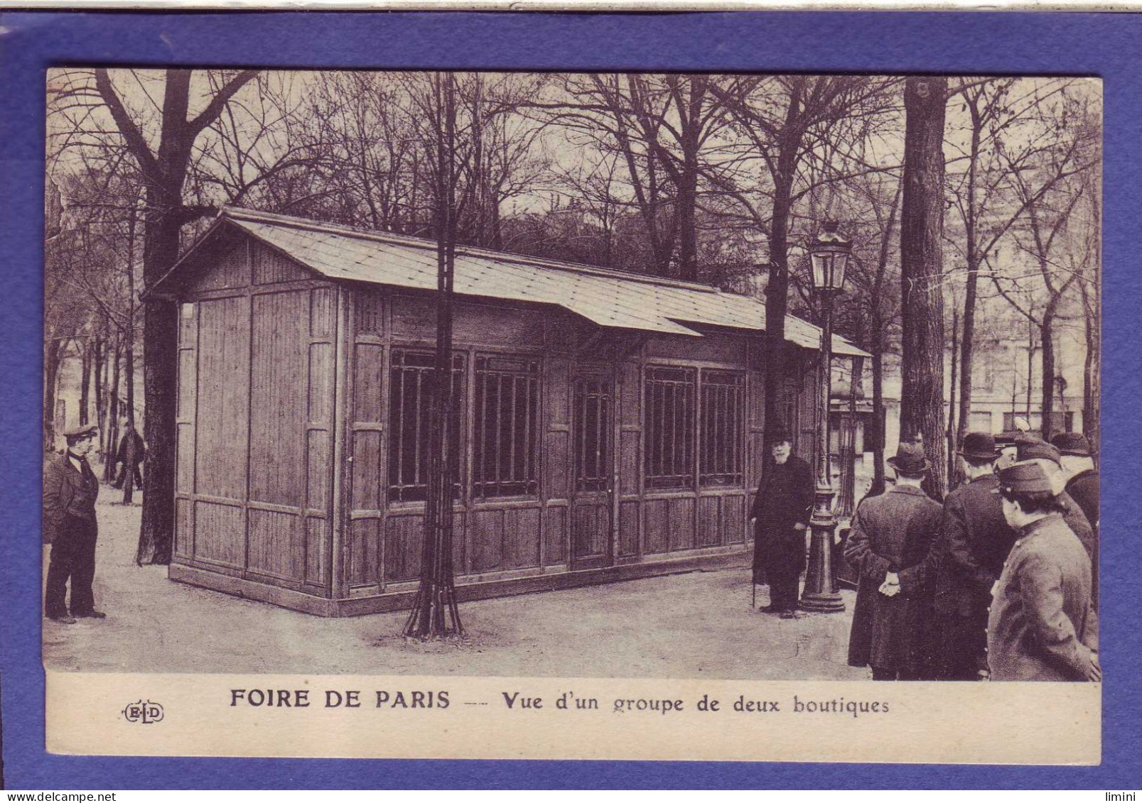 75 - PARIS  - FOIRE De PARIS - GROUPE De DEUX BOUTIQUES - ANIMÉE - - Autres & Non Classés