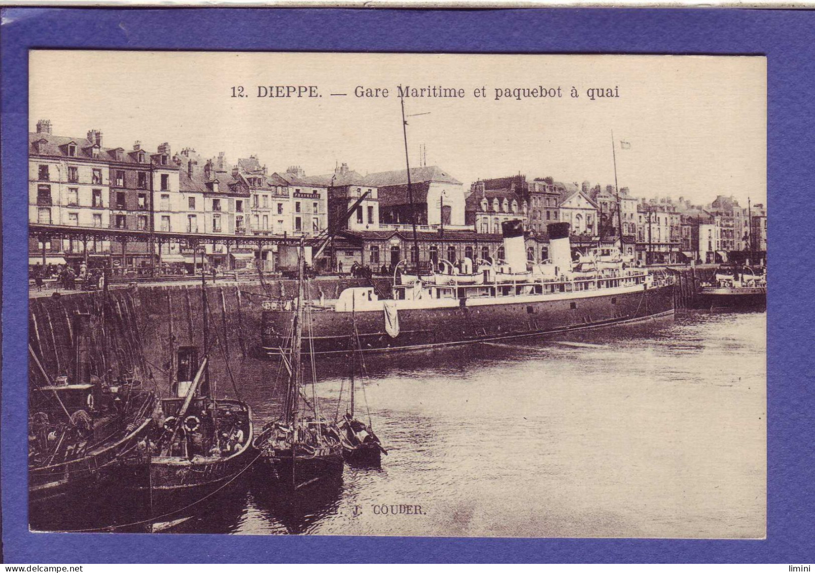 76 - DIEPPE - GARE MARITIME - PAQUEBOT à QUAI -  - Dieppe