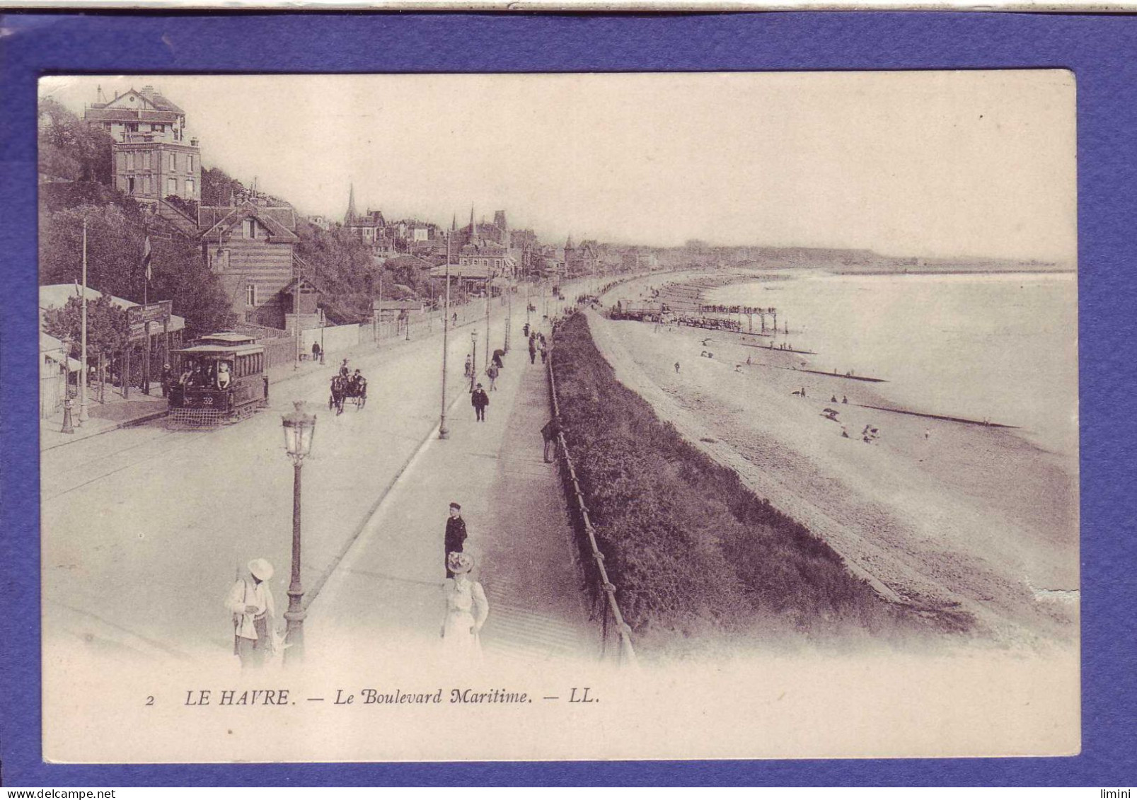 76 - LE HAVRE - BOULEVARD MARITIME - TRAMWAYS - ANIMÉE - - Port