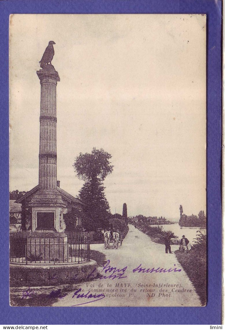 76 - VAL De La HAYE - MONUMENT Du RETOUR Des CENDRES - ATTELAGE - ANIMÉEE - - Autres & Non Classés