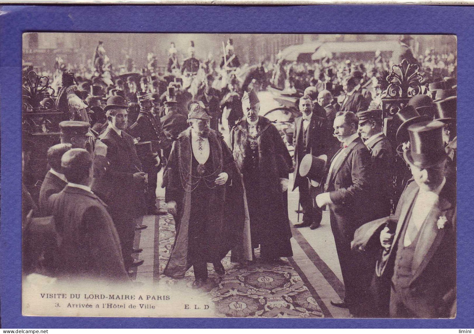 75 - PARIS - PLACE De L'HOTEL De VILLE - ARRIVÉE Du LORD MAIRE -  - Sonstige Sehenswürdigkeiten