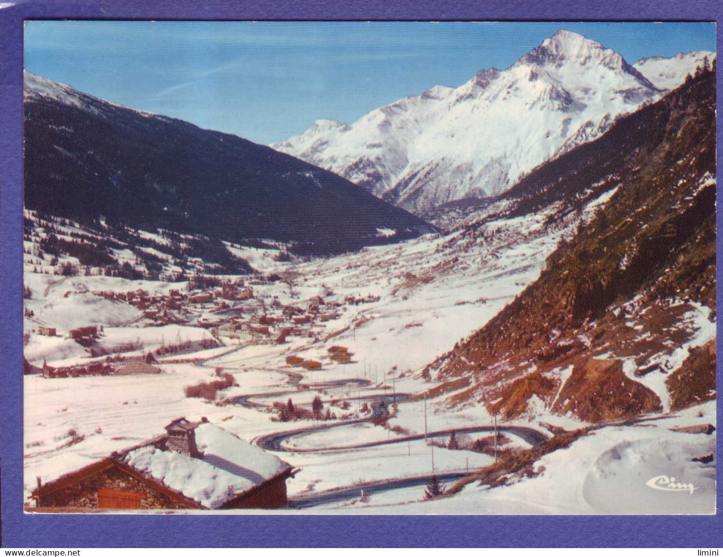 73 - VAL CENIS - VUE GENERALE - EN HIVER -  - Val Cenis