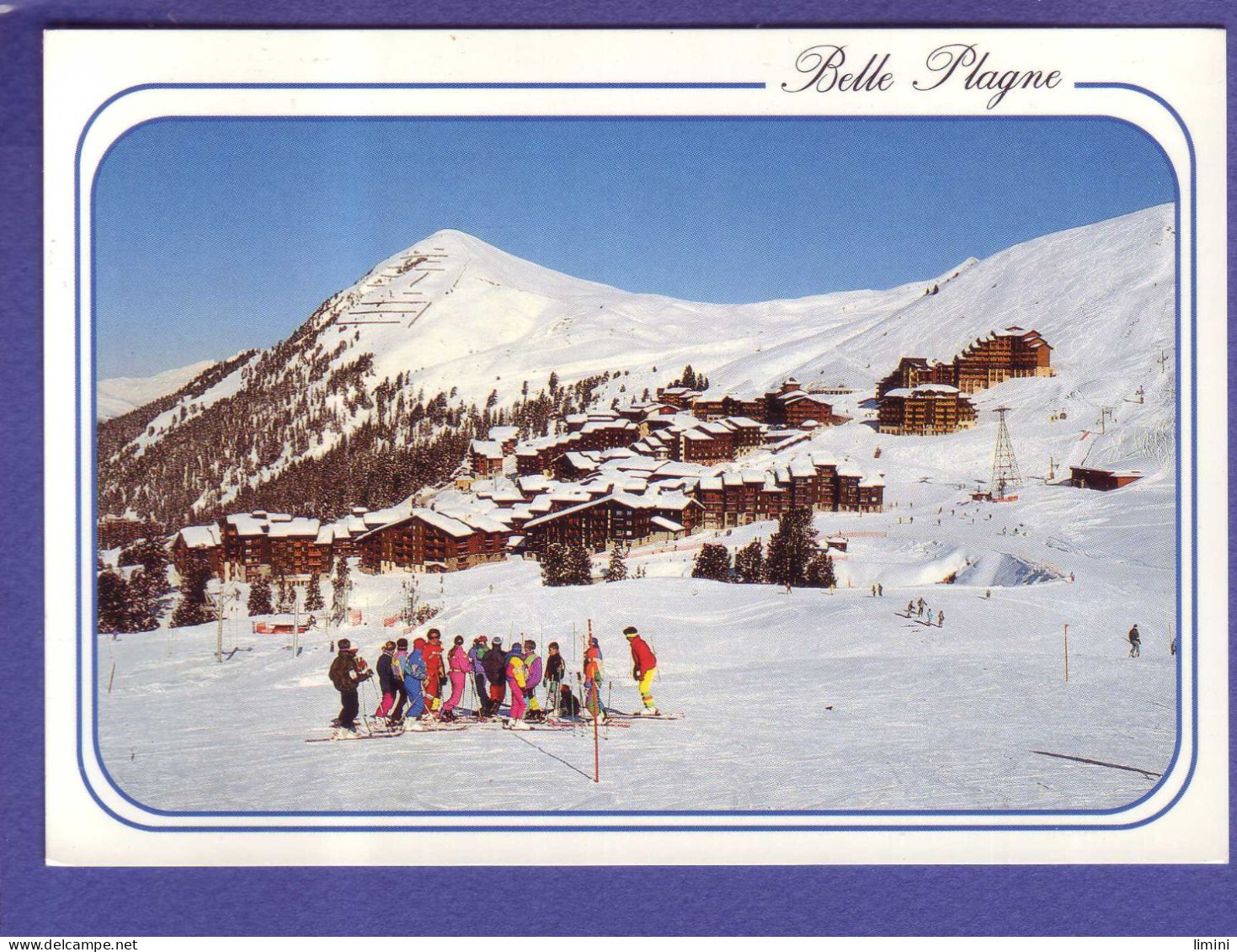 73 - BELLE PLAGNE - VUE GENERALE De La STATION - SOUS LA NEIGE -  - Sonstige & Ohne Zuordnung