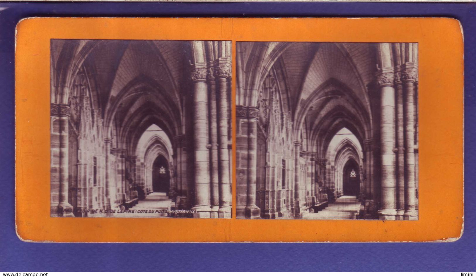 51 - CARTE STÉREOSCOPIQUE - L'EPINE - NOTRE DAME - COTE PUIT MYSTERIEUX -  - L'Epine