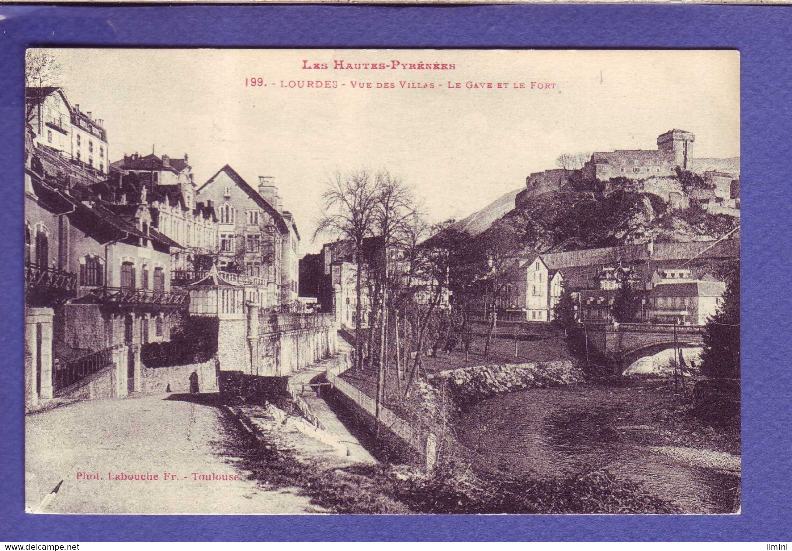 65 - LOURDES - VUE Des VILLAS - Le GAVE Et Le FORT -  - Lourdes